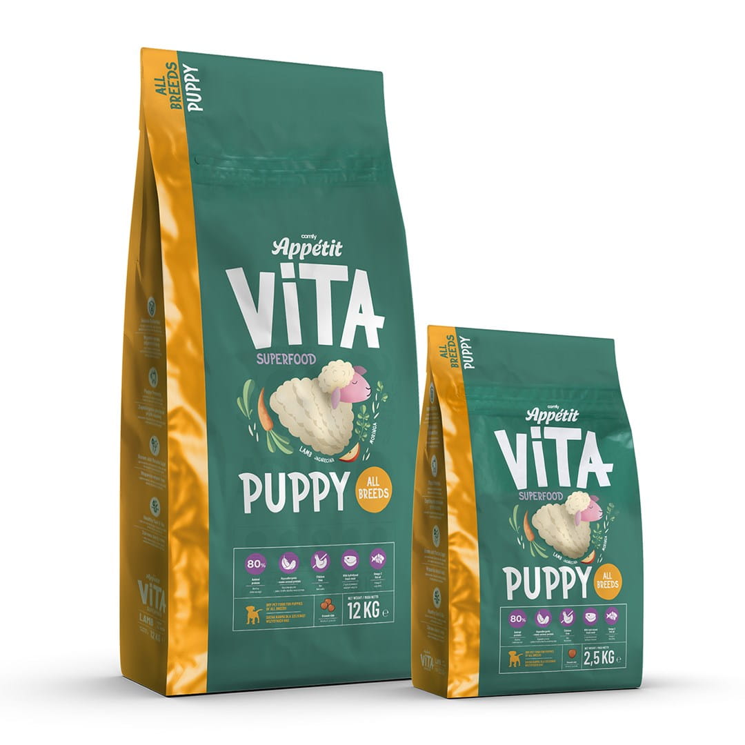 Comfy Appetit Vita Puppy Lamb Karma Sucha Dla Szczeniąt Jagnięcina 2,5kg